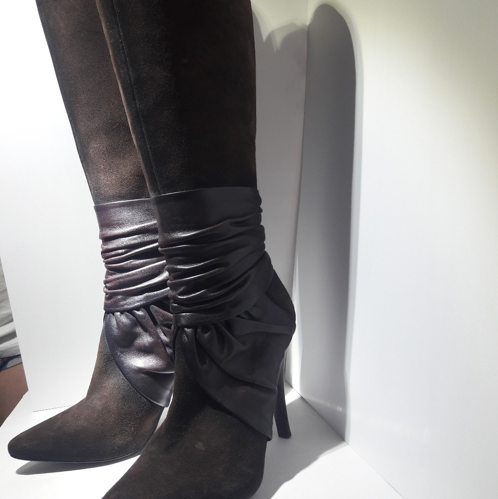 El Dantes Knee length leather boots